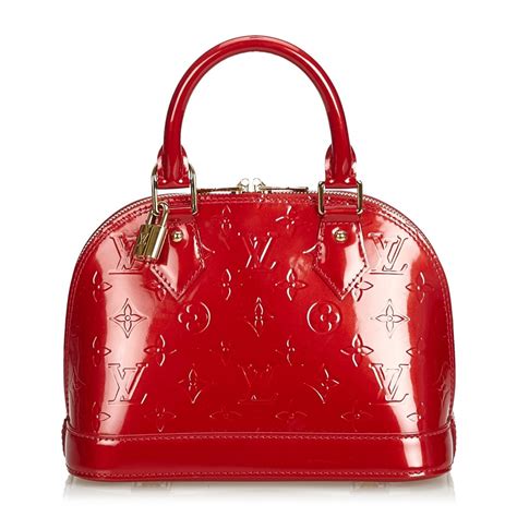 louis vuitton borse a mano pelle lucida rossa e bianc|louis vuitton borse in pelle.